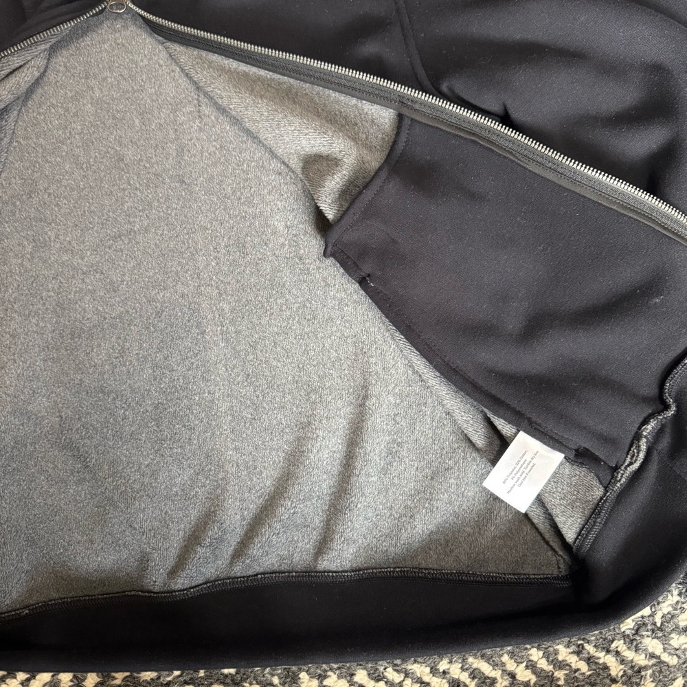 Ministry of Supply Black Fleece Lined Bomber Jacket - Picture 7 of 8